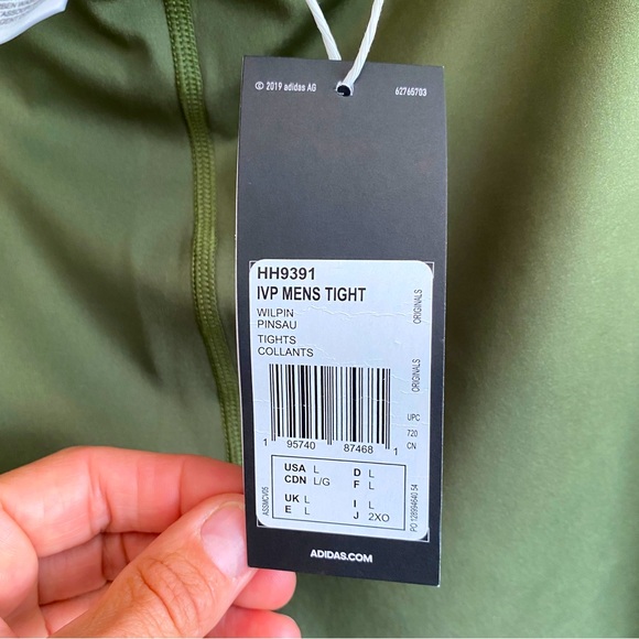 Ivy Park x Adidas ‘base layer’ wild pine Tights, sz Large - Picture 6 of 12